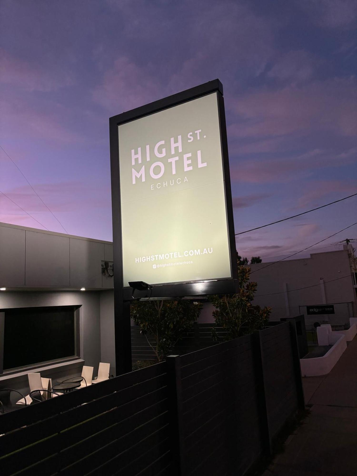 High Street Motel Echuca Esterno foto